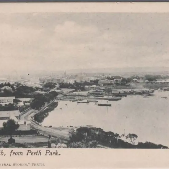 "City of Perth, from Perth Park." Austral Stores ...