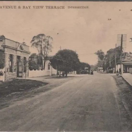 "Claremont Avenue & Bay View Terrace Intersection" ...