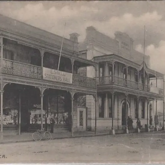"Geraldton. W.A." b&w card "Photographed by W.H. ...