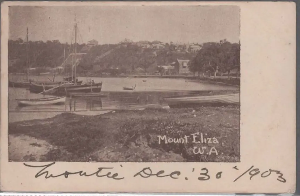 "Mount Eliza, WA" sepia & white (Daily News) sent ... Image 1++