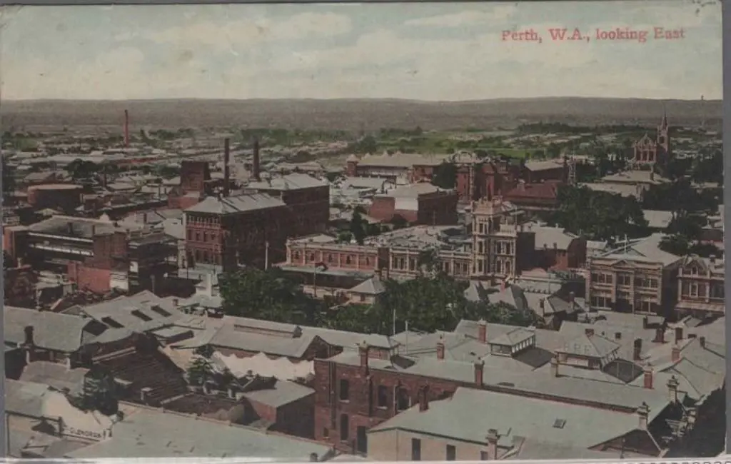 "Perth, WA Looking East" Falk coloured with ... Image 1++