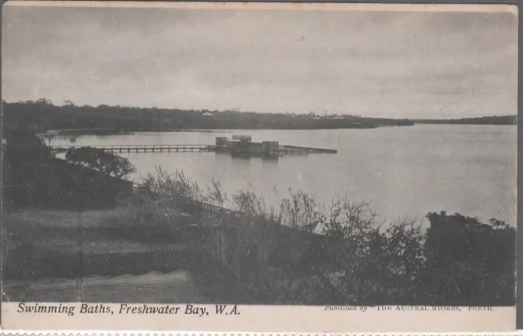 "Swimming Baths, Freshwater Bay, WA" Austral Store ... Image 1++