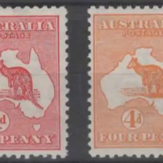 1913 1st wmk ½d, 1d, 4d & 5d MLH group. 5d is ...