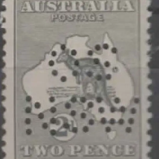 1913 1st wmk 2d grey, Die I perfined "OS NSW". ...