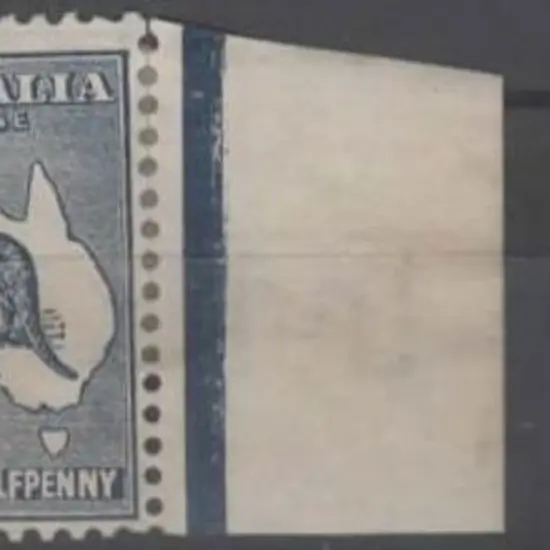 1913 1st wmk 2½d indigo Die II pair with selvedge ...