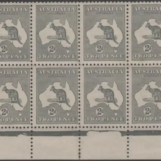 1915-28 3rd wmk 2d grey, Die IIA, part Harrison ...