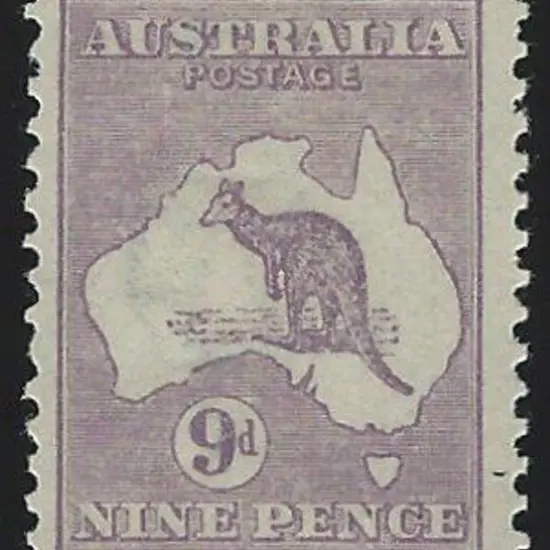 1915-28 3rd wmk 9d violet, Die IIB with inverted ...