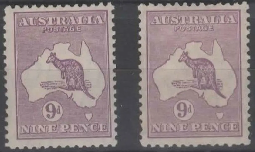 1929-30 Sm Mult wmk 9d violet & dull violet ... Image 1++