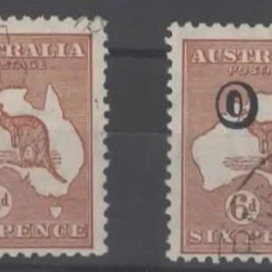 1931-47 CofA 6d chestnut singles MUH (stained ...