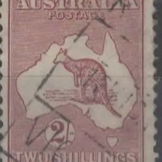 1931-47 CofA 2/- maroon Die II with "white faced ...
