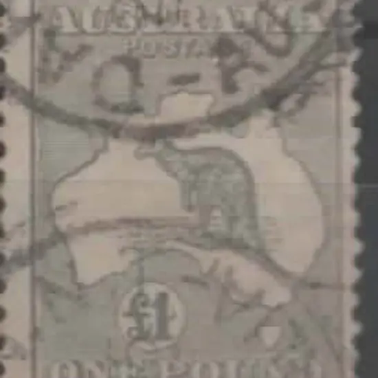 1931-47 CofA £1 grey with part Darwin, NT cds's ...