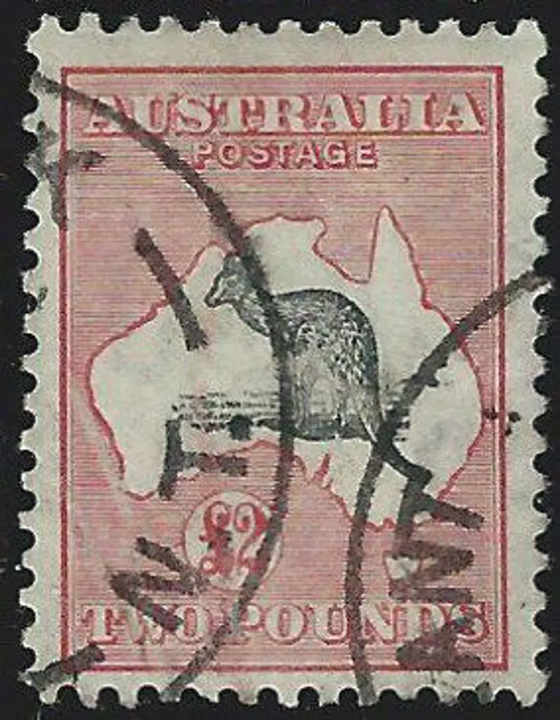 1931-47 CofA £2 grey-black & rose. Well centred ... Image 1++