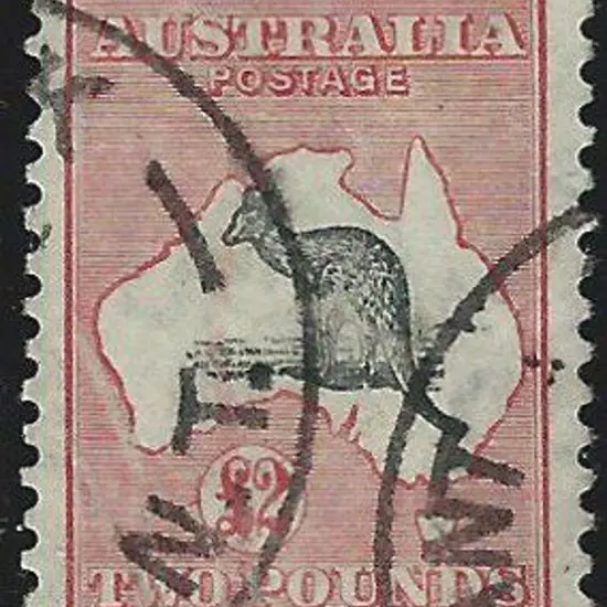 1931-47 CofA £2 grey-black & rose. Well centred ...