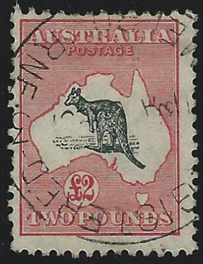 1931-47 CofA £2 grey & rose-crimson. Fine used, ... Image 1++