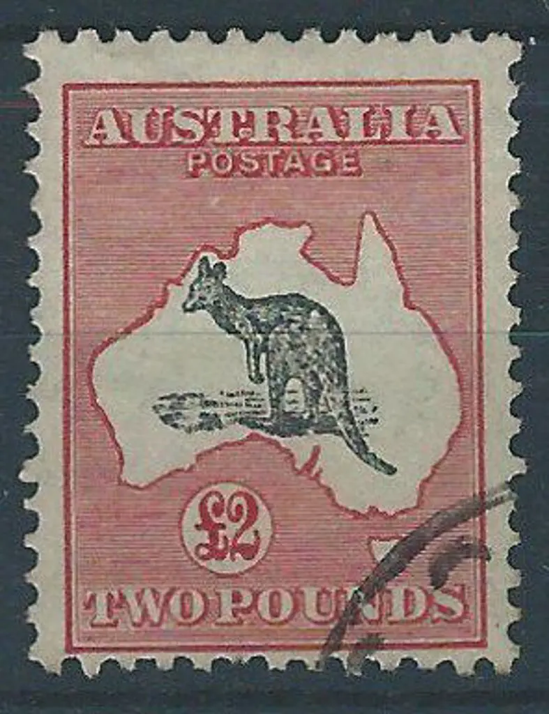 1931-47 CofA £2 grey & rose-crimson. Fine used ... Image 1++