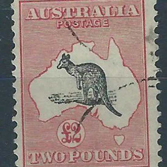 1931-47 CofA £2 grey & rose-crimson with different ...
