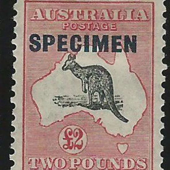 1931-47 CofA £2 grey & rose-crimson ovptd ...