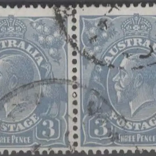 1926-30 SM wmk Perf 13½x12½ 3d dull ultramarine ...