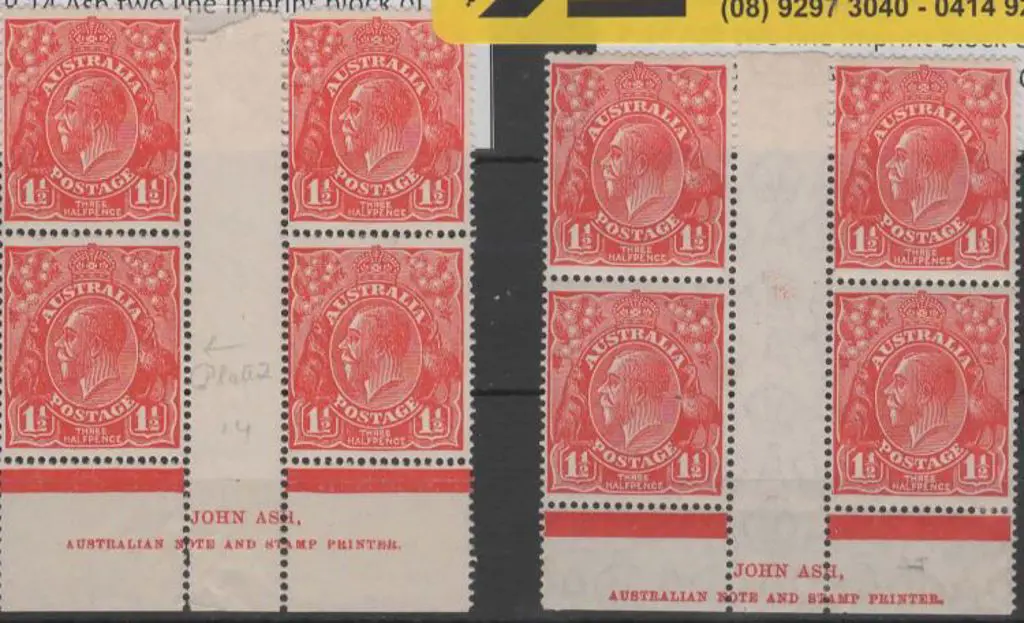 1926-30 SM wmk Perf. 14 1½d scarlet Ash two line ... Image 1++
