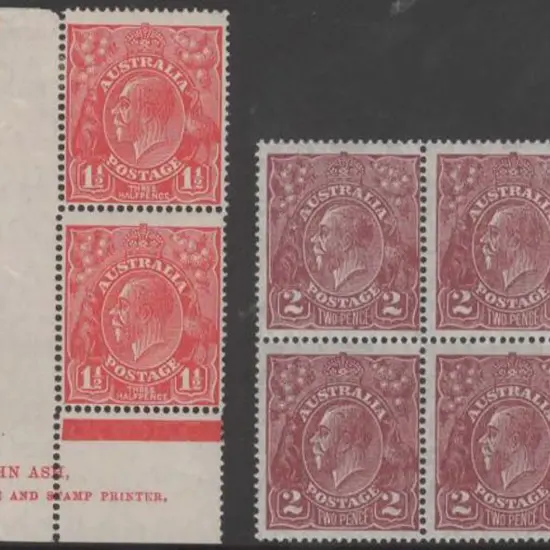 1926-30 SM wmk Perf. 14 2d red-brown right ...