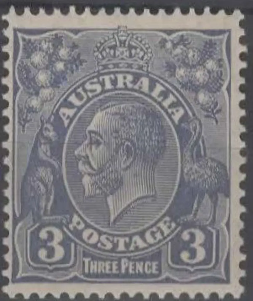 1931-36 CofA 3d blue, Die II. MUH, centred ... Image 1++
