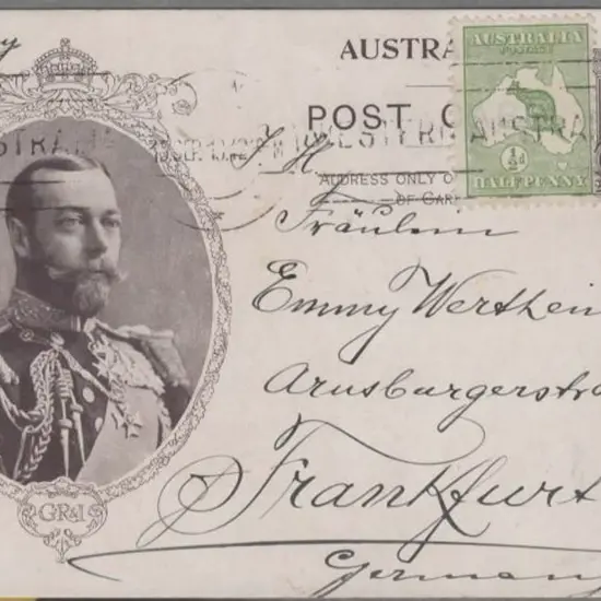 1911 (15th Sept) 1d KGV Coronation Postcard in ...