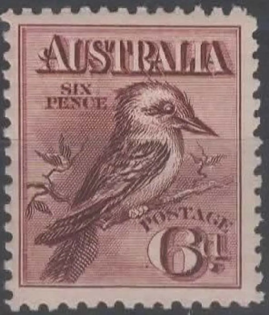 1913 6d kookaburra. Fresh MUH with superb ... Image 1++