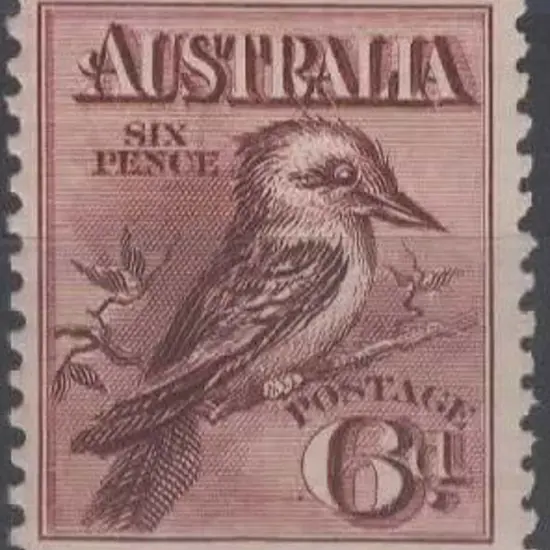1913 6d kookaburra. Fresh MUH with superb ...