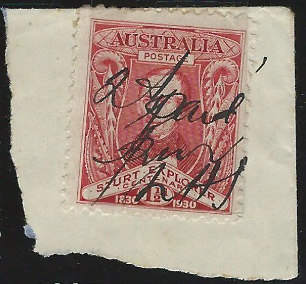 1930 1½d Lord Howe Island provisional with ... Image 1++