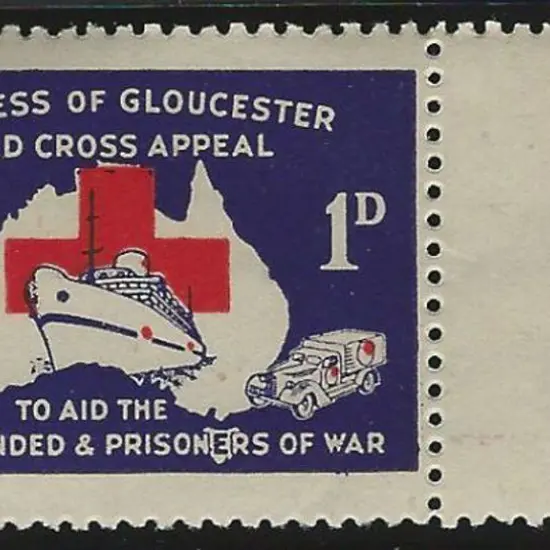 WWII 1d "Duchess of Gloucester Red Cross Appeal to ...