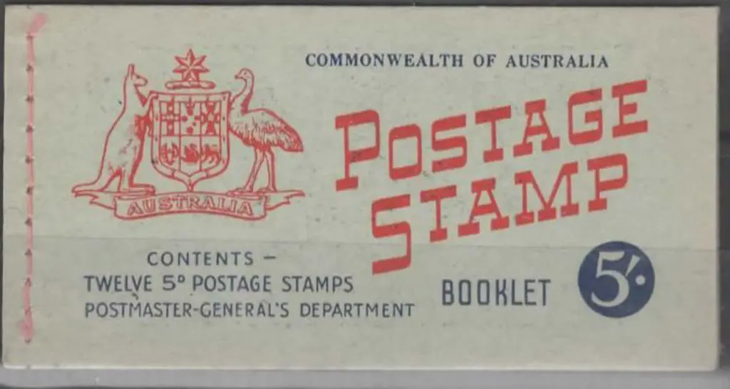 1960/62 5/- booklet with 5d blue QEII. Wax ... Image 1++