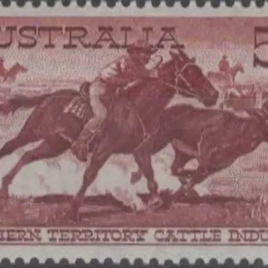 1961/64 5/- cattle on white paper MUH. Well ...