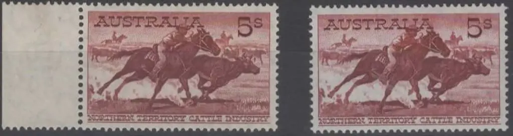 1961/64 5/- cattle in both cream & white papers. ... Image 1++