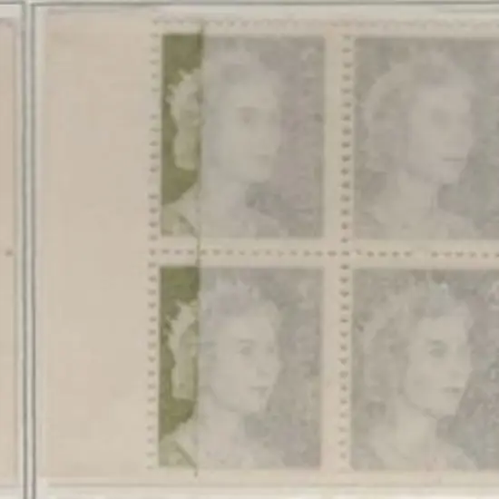 1966 1¢, 2¢ & 5¢ QEII blocks showing full offsets ...