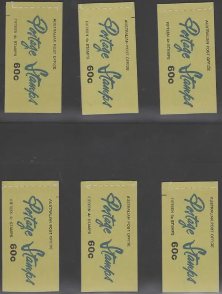 1966 60c booklets with 4c red QEII in set of six ... Image 1++