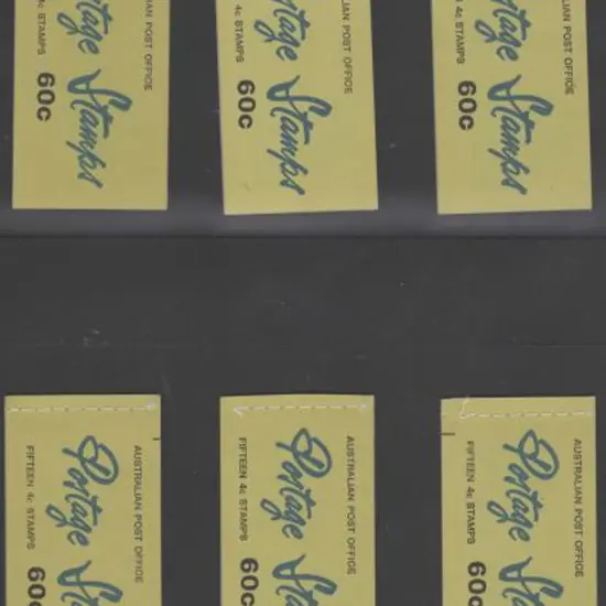 1966 60c booklets with 4c red QEII in set of six ...