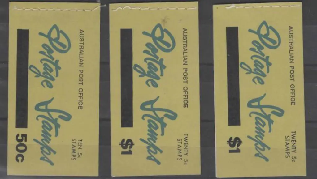 1967 50c & $1 surcharged booklets. 50c Edition ... Image 1++