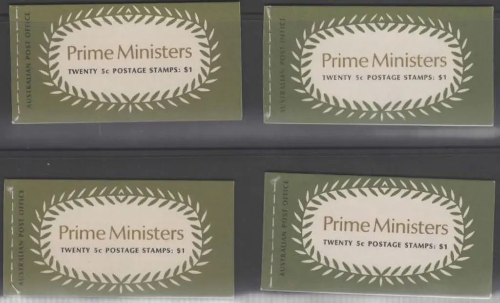 1969 $1 Famous Aust booklets. Edition G69/3 x 4. ... Image 1++