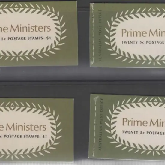 1969 $1 Famous Aust booklets. Edition G69/3 x 4. ...
