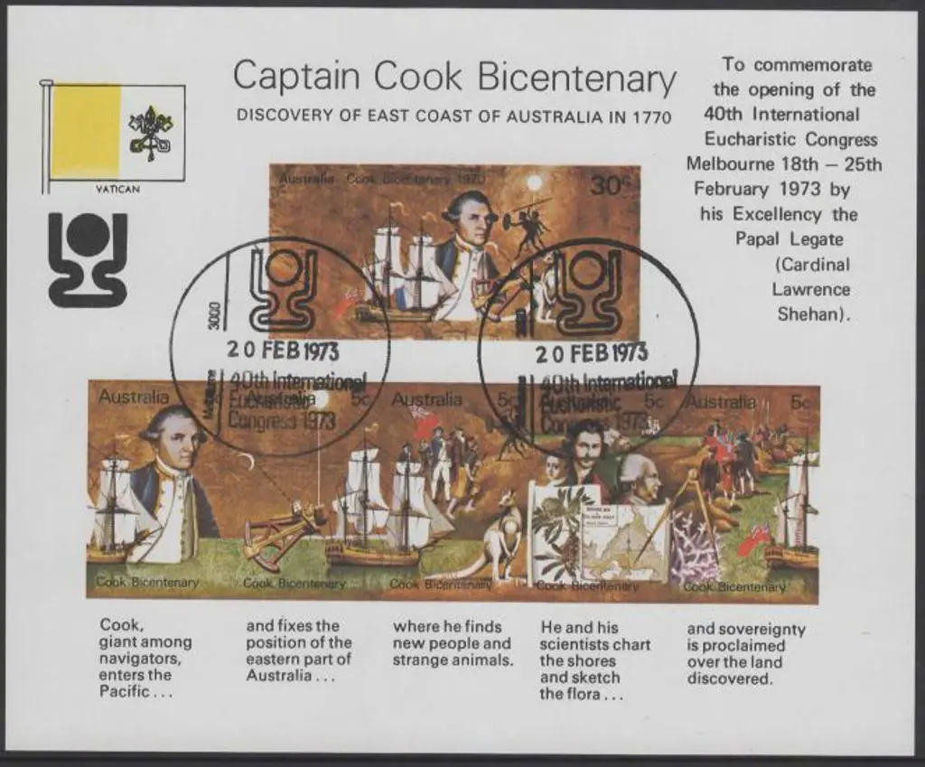 1970 Capt. Cook M/S with 1973 "Eucharistic ... Image 1++