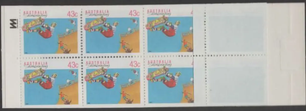 1990 $4.30 skateboarding original booklet with ... Image 1++