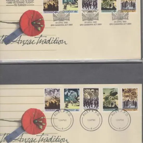 1990 (20th Apr) The Anzac Tradition cover with ...