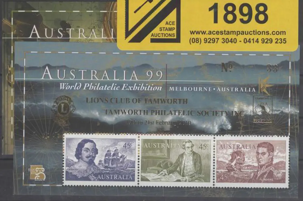 1999 Navigators Australia '99 Miniature Sheet set ... Image 1++