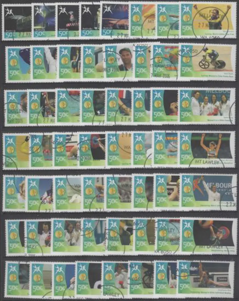 2006 50c Commonwealth Games complete set from the ... Image 1++
