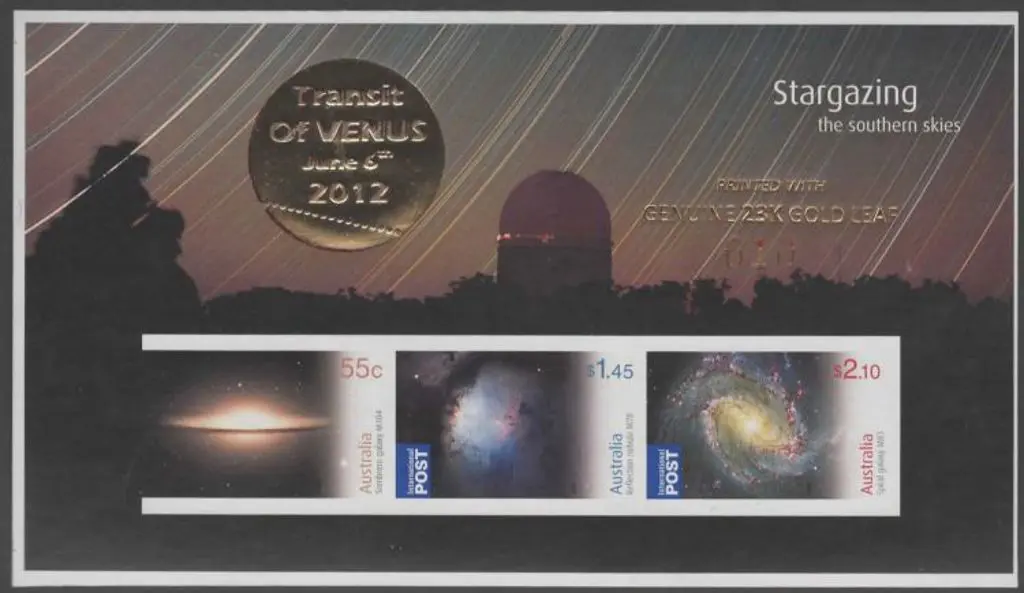 2009 Stargazing imperforate M/S ovptd "Transit of ... Image 1++