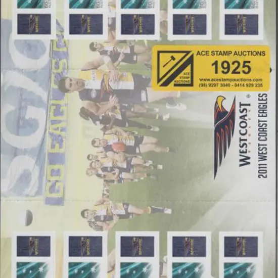 2011 "Footy Stamps" in A4 S/A format for the ...