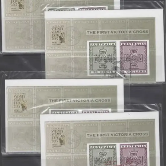 2015 (16th-19th April) Sydney Stamp Expo set of 4 ...