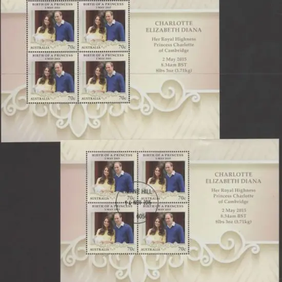 2015 Royal Birth - Princess Charlotte sheetlet ...
