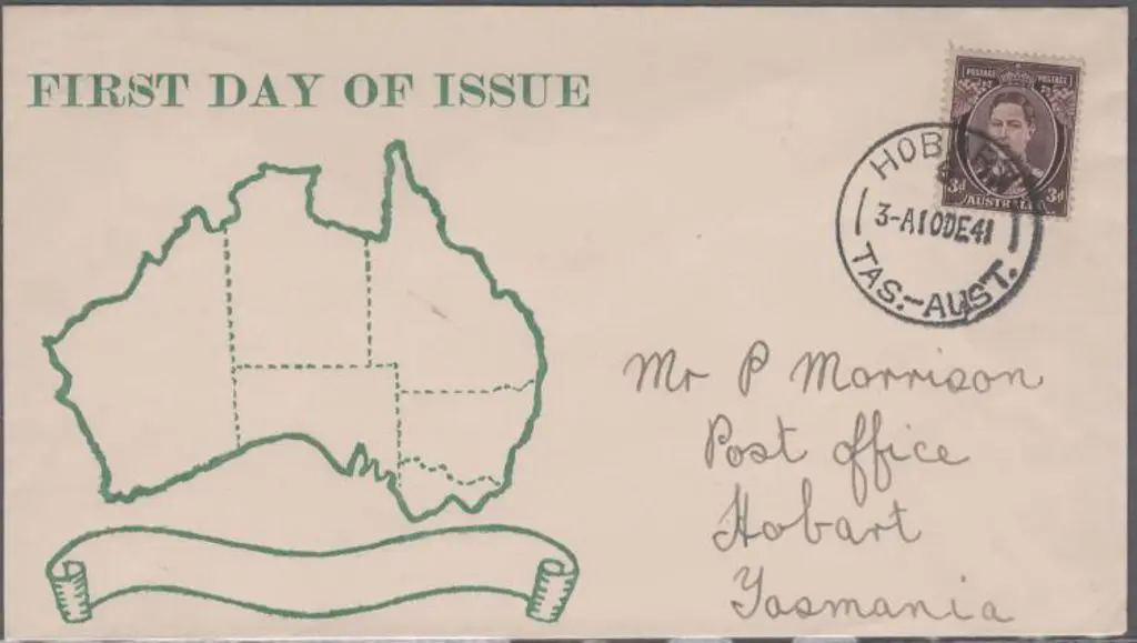 1941 (10th Dec) 3d brown KGVI on scarce generic ... Image 1++