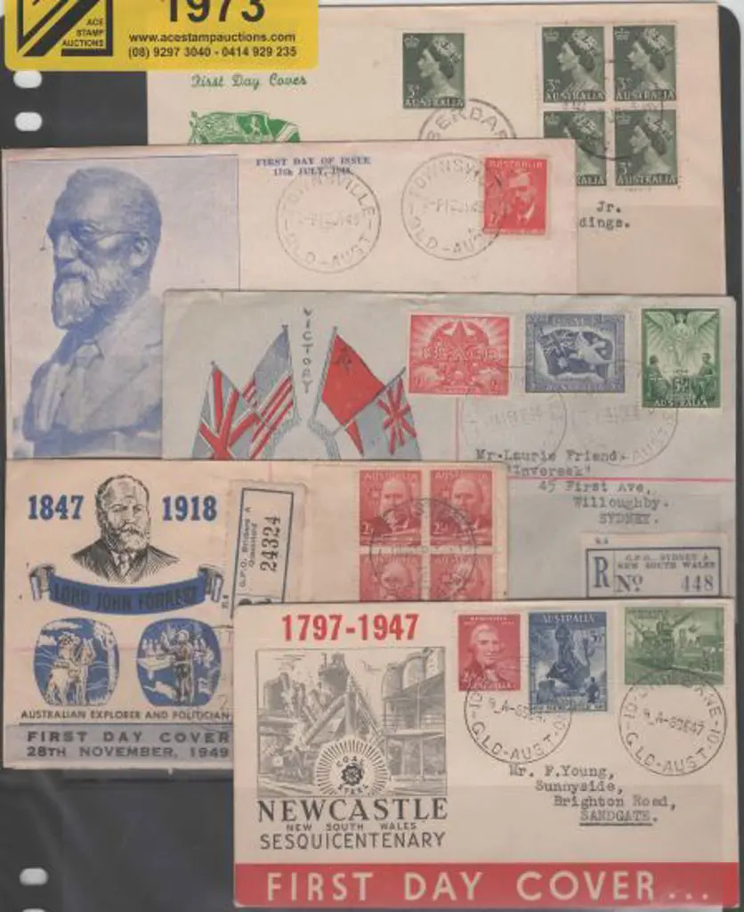 1946 (18th Feb) Peace set of 3 on Smyth Sydney ... Image 1++